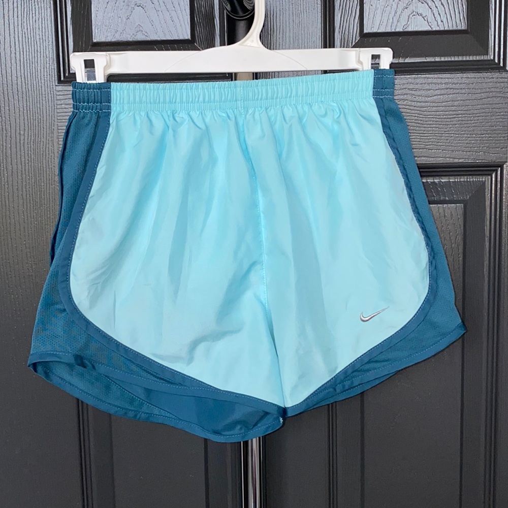 Nike Bi-Color Blue Dri-Fit Athletic Shorts Size XS